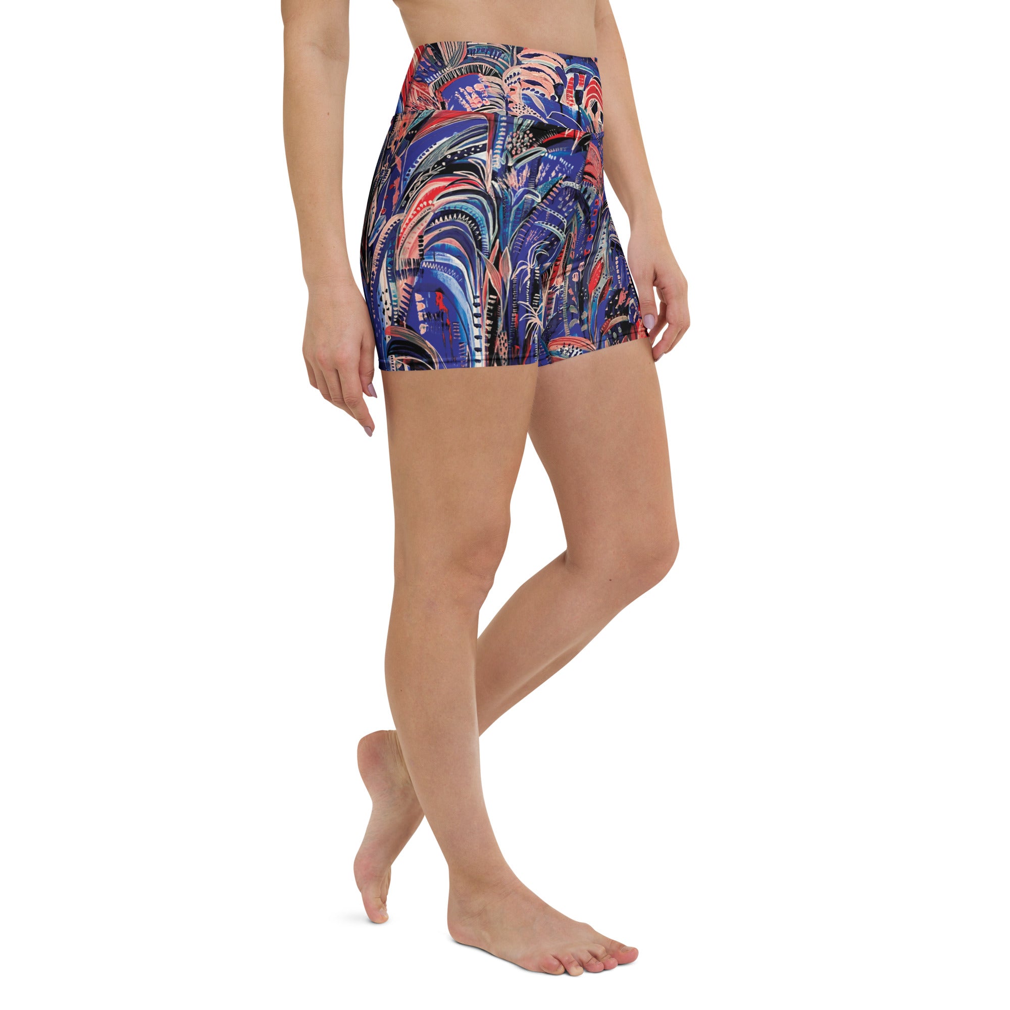 Electric Summer Swim Shorts-Carley Bourne-PaletTheory