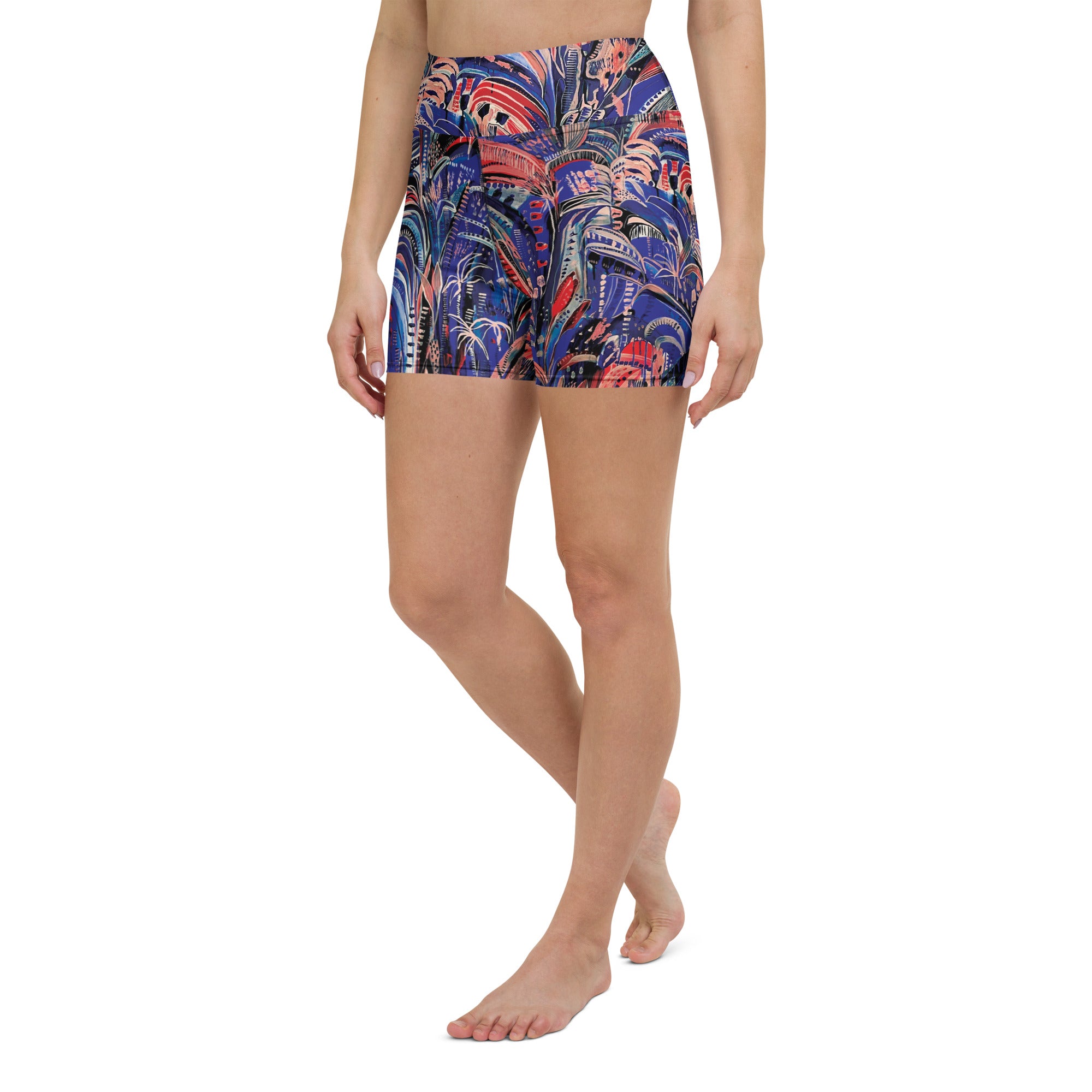 Electric Summer Swim Shorts-Carley Bourne-PaletTheory