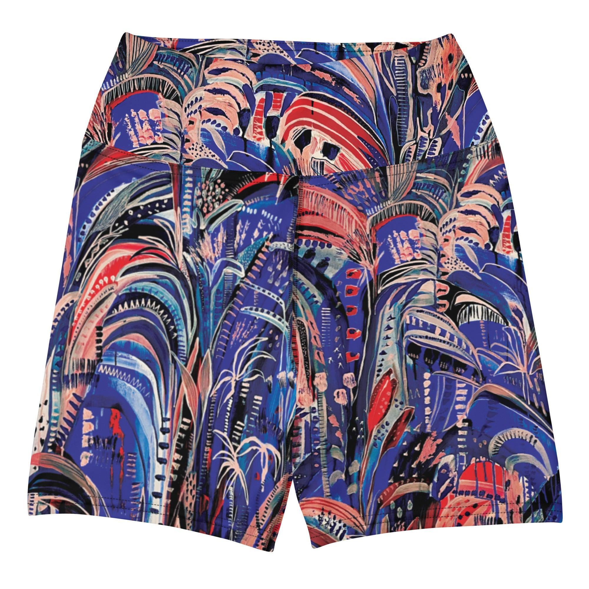 Electric Summer Swim Shorts-Carley Bourne-PaletTheory