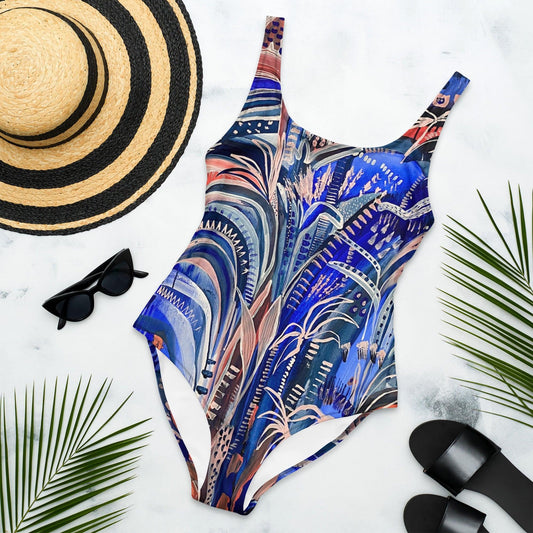 Electric Summer - one-piece swimsuit-Carley Bourne-PaletTheory