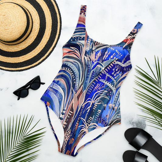 Electric Summer - one-piece swimsuit-SALE-Carley Bourne-PaletTheory