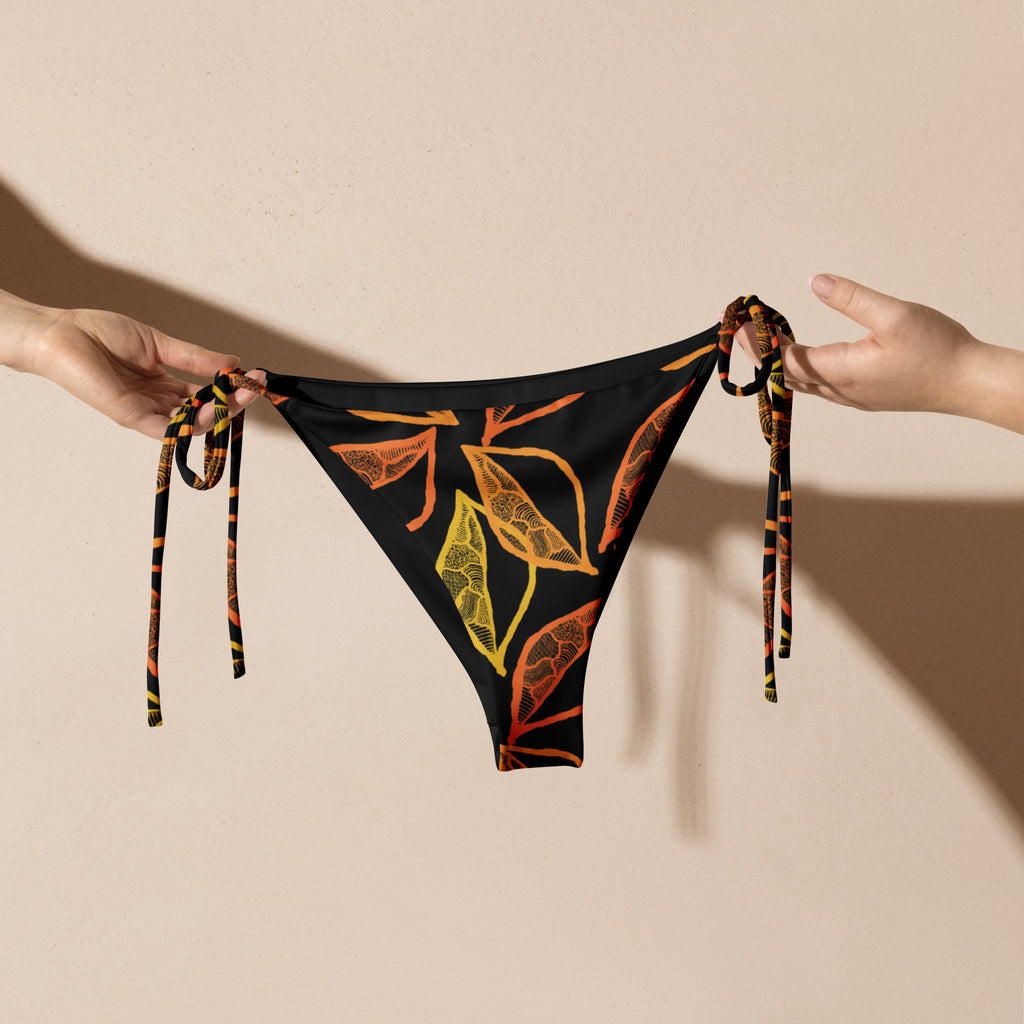 Gold Leaf Tie Side Bottoms-Jenzahni Waina-PaletTheory