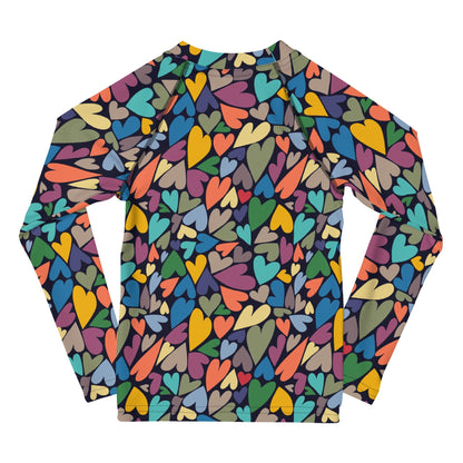 Heart Chase Kids Rash Guard-Thomas Heinz-PaletTheory