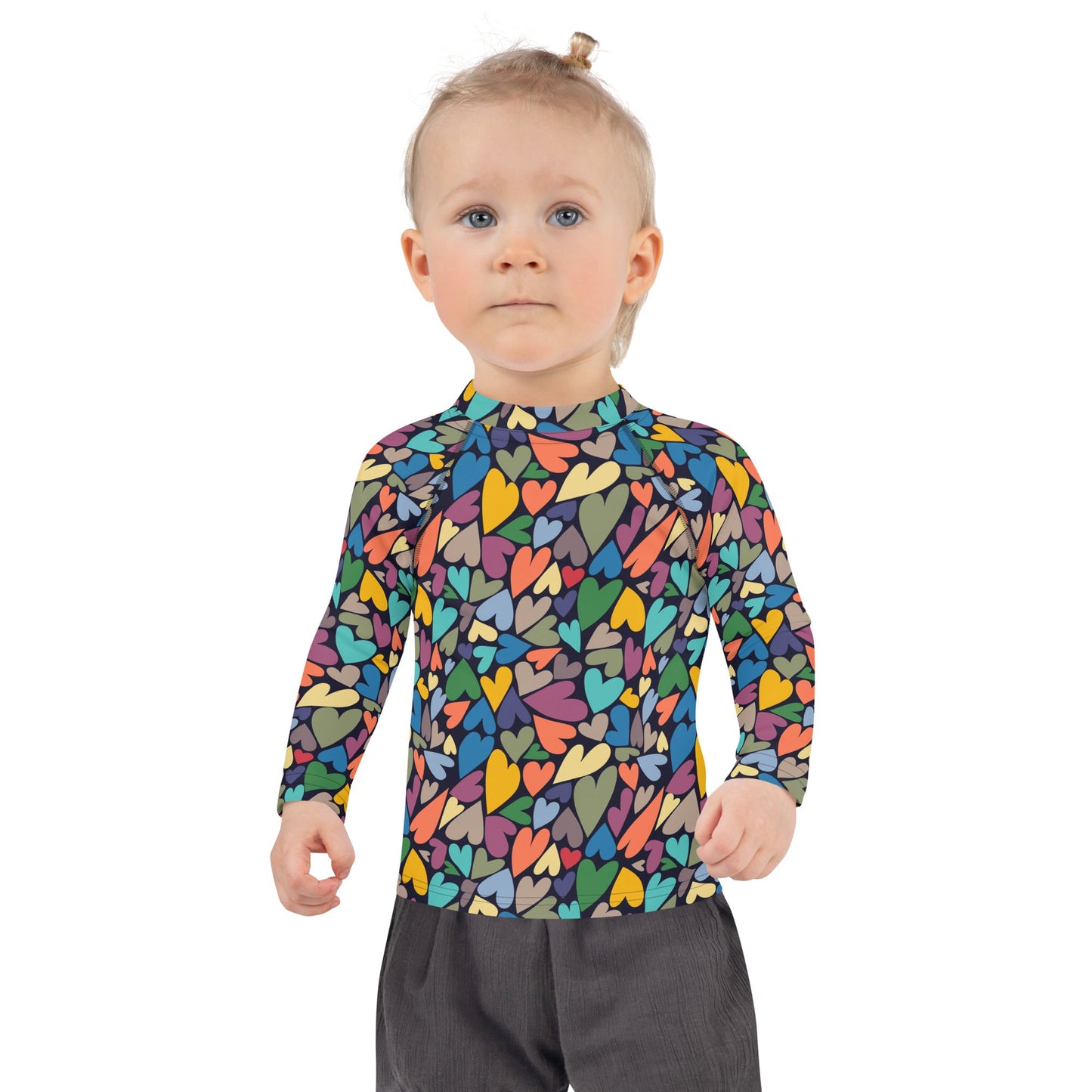 Heart Chase Kids Rash Guard-Thomas Heinz-PaletTheory