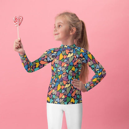 Heart Chase Kids Rash Guard-Thomas Heinz-PaletTheory