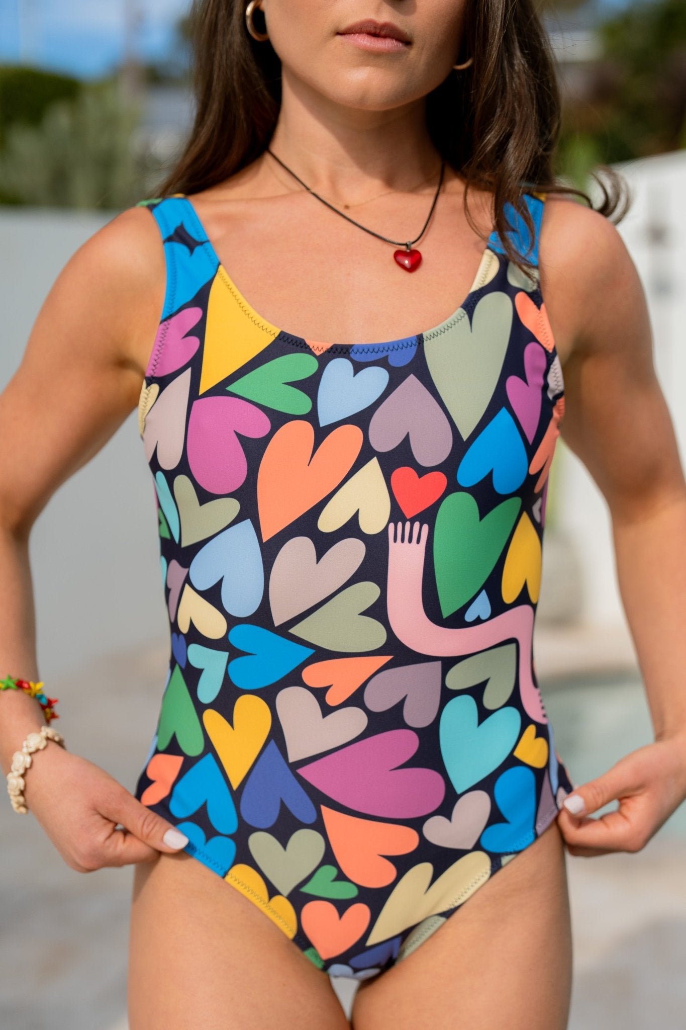 Heart Chase One-Piece Swimsuit - SALE-Thomas Heinz-PaletTheory