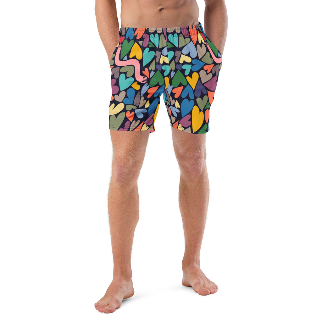 Heart Chase Swim shorts for Men-Thomas Heinz-PaletTheory