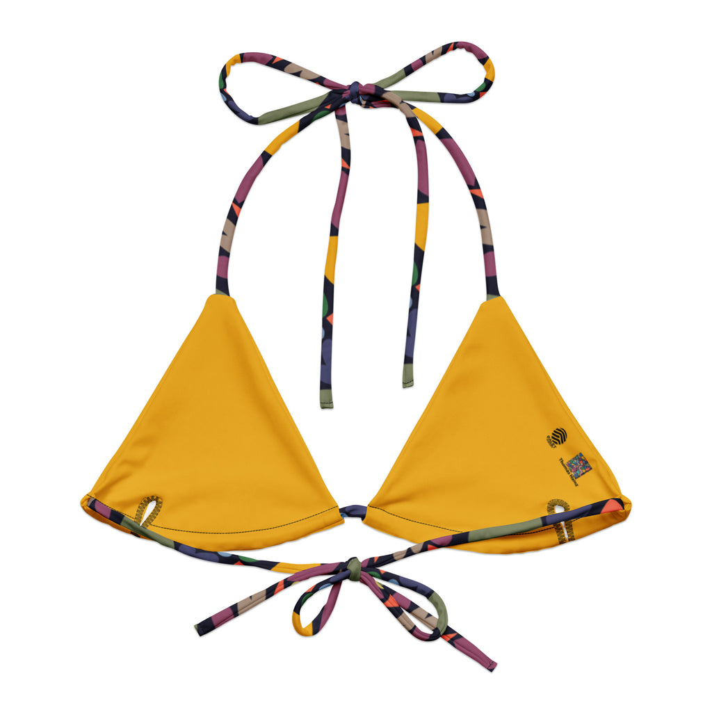 Heart Chase Triangle Bikini Top-Thomas Heinz-PaletTheory