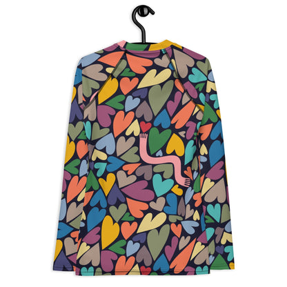 Heart Chase Women's Rash Guard-Thomas Heinz-PaletTheory