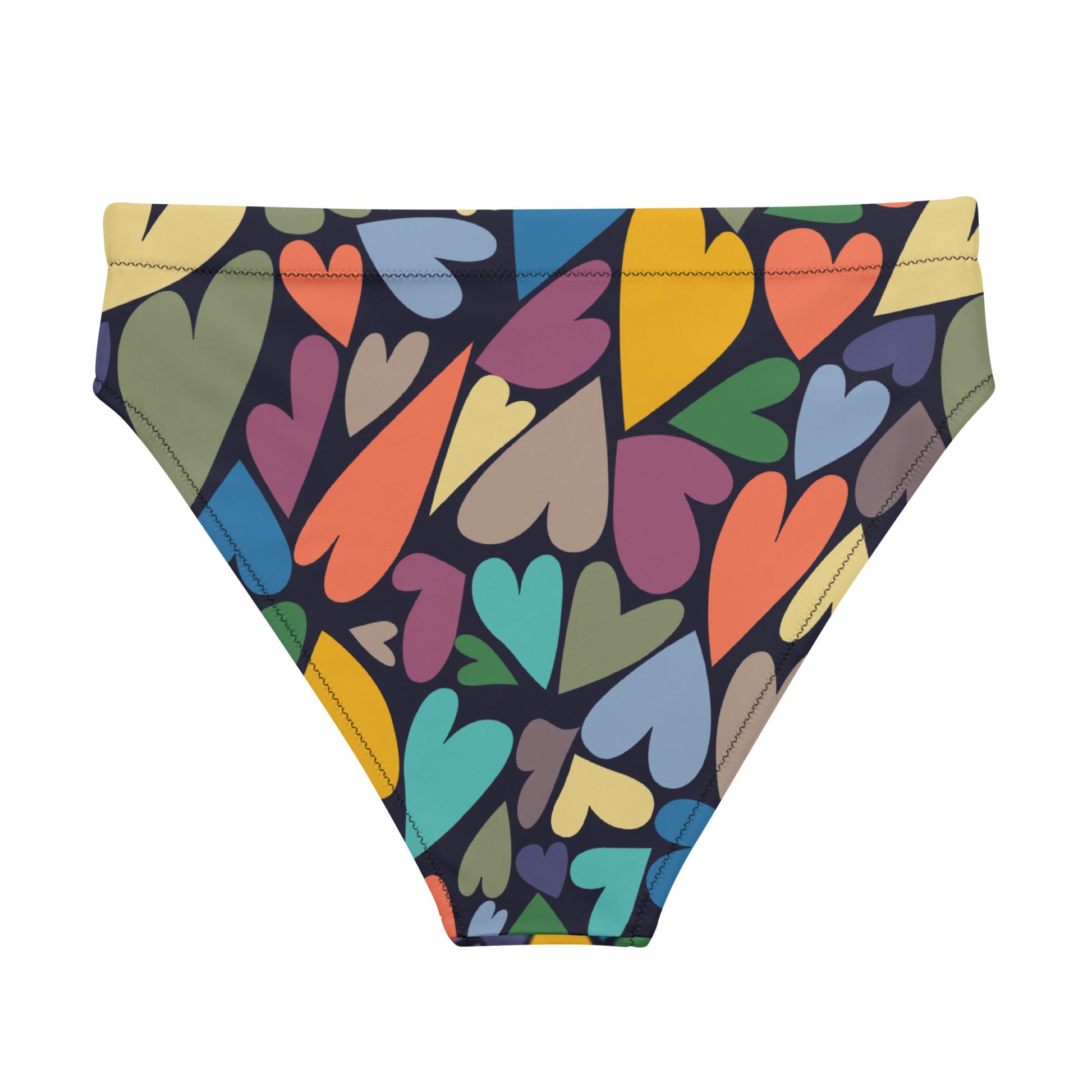 Heart Chase high-waisted bikini bottom - SALE-Thomas Heinz-PaletTheory