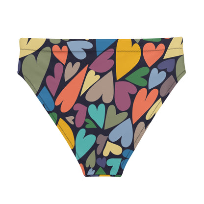 Heart Chase high-waisted bikini bottom - SALE-Thomas Heinz-PaletTheory