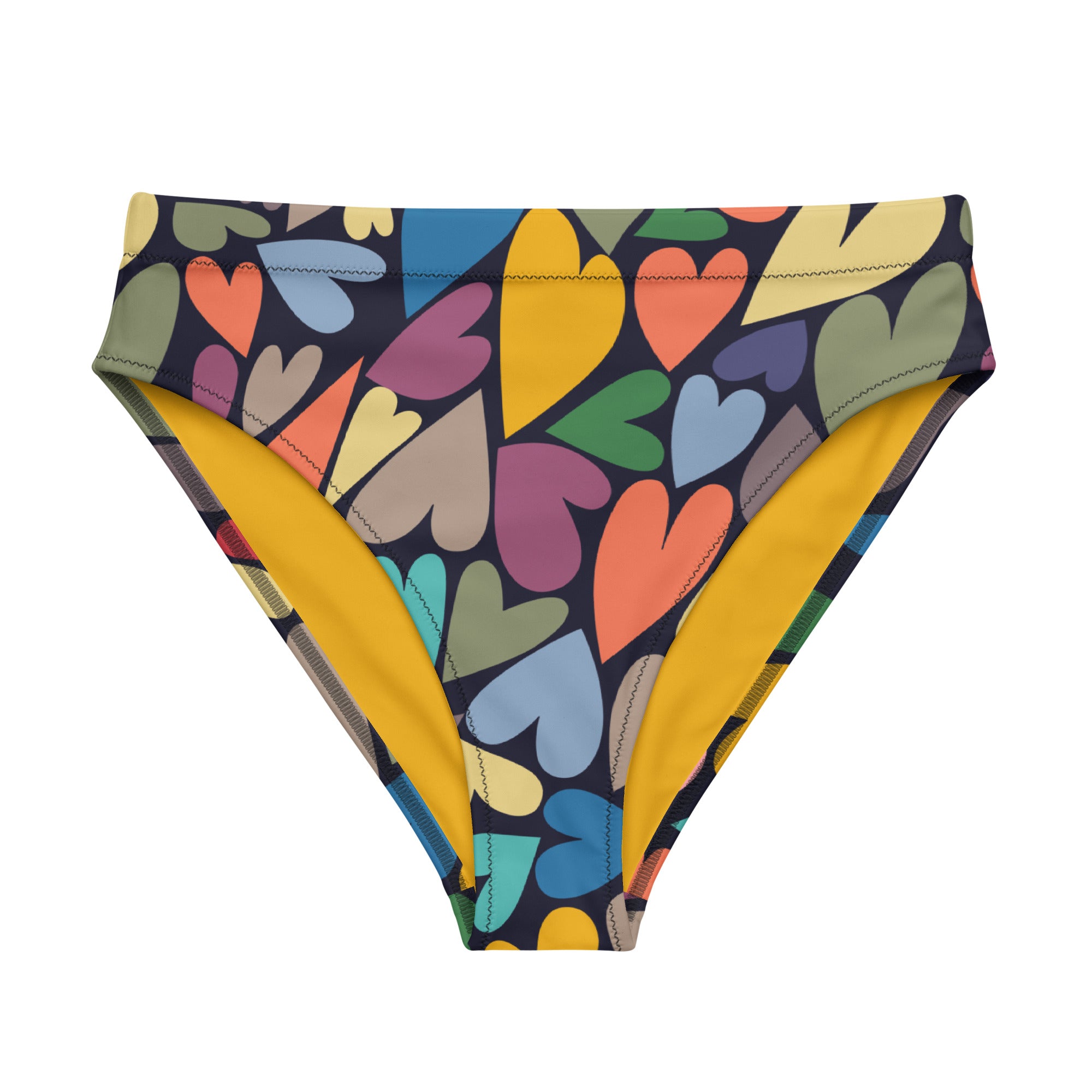 Heart Chase high-waisted bikini bottom-Thomas Heinz-PaletTheory