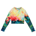 Into the Wild - Long-sleeve Crop Top Rashguard women-Julie Amlin-PaletTheory