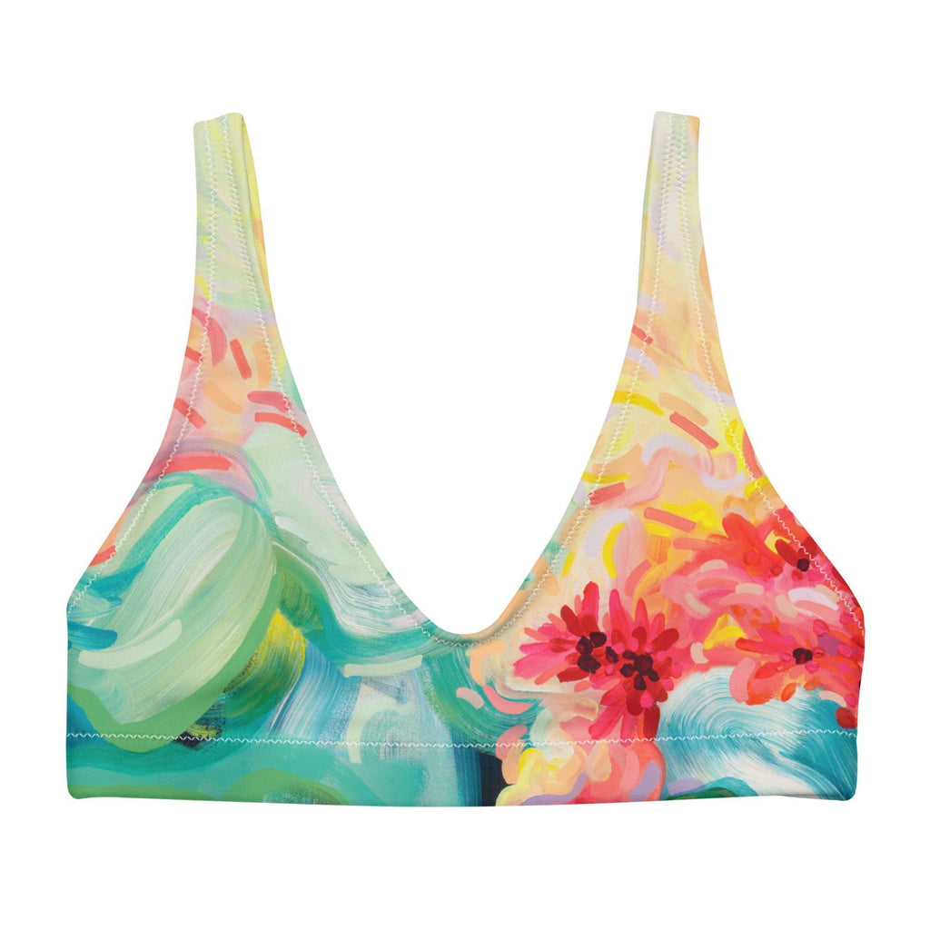 Into the wild Bralette Swimwear Top by Julie Amlin-Julie Amlin-PaletTheory