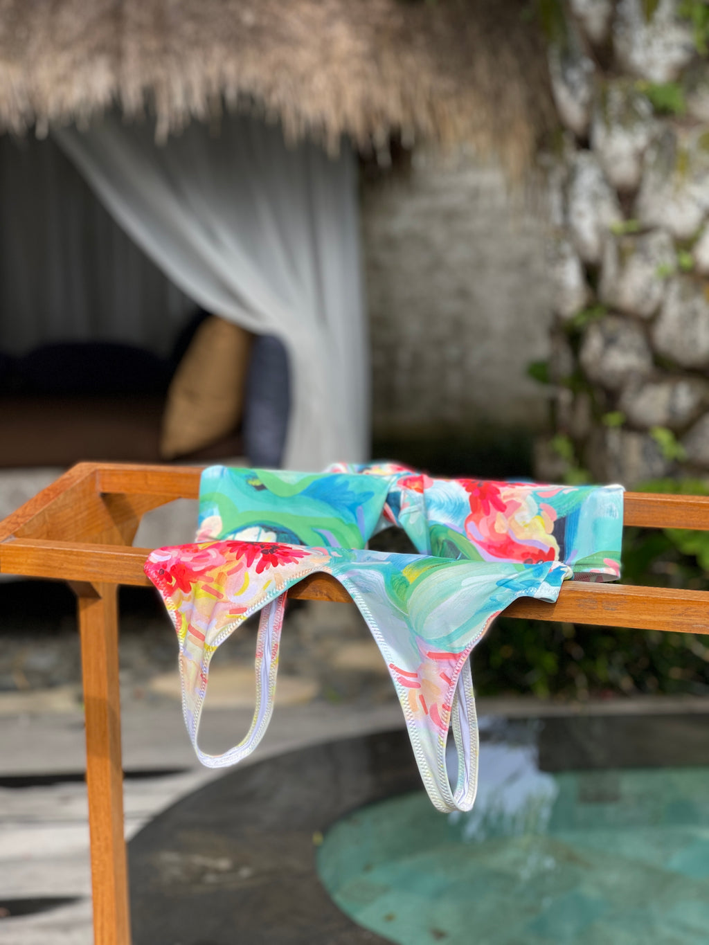 Into the wild Bralette Swimwear Top by Julie Amlin-Julie Amlin-PaletTheory