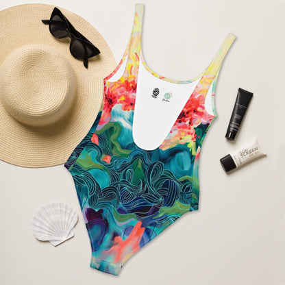 Into the wild One-Piece Swimsuit-Julie Amlin-PaletTheory