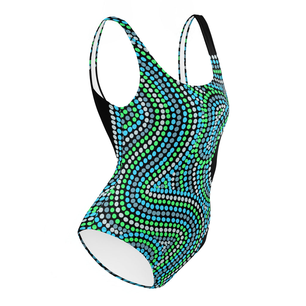 'Journeys' One-Piece Swimsuit-Merindah-Gunya-PaletTheory