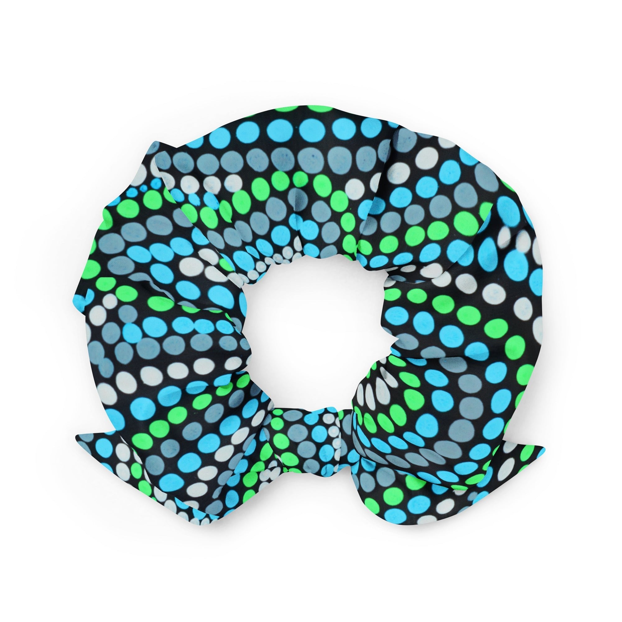 'Journeys' Recycled Scrunchie - Made of leftover materials-Merindah-Gunya-PaletTheory