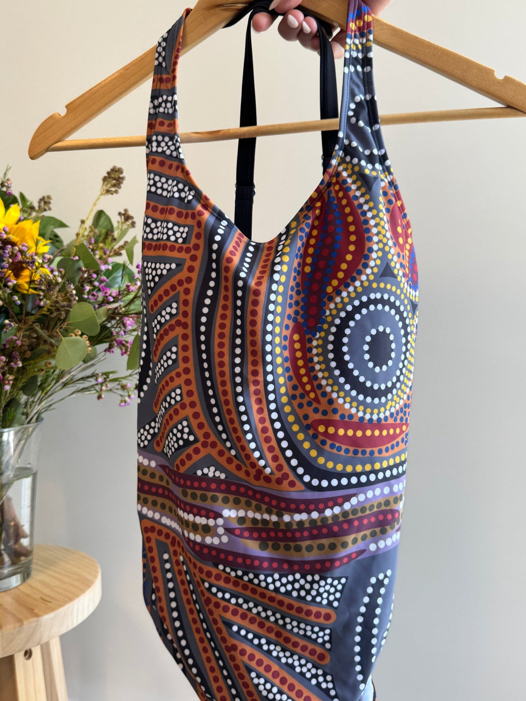 Kungka One Piece Swimsuit with Shelf Bra - SALE-Francine Kulitja-PaletTheory