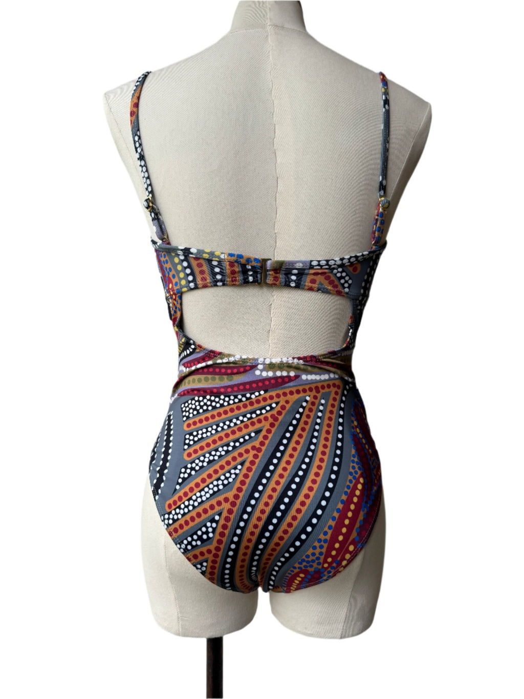 Kungka One-piece Swimsuit-Francine Kulitja-PaletTheory