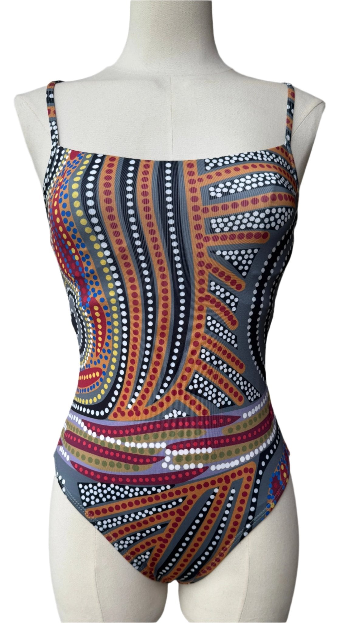 Kungka One-piece Swimsuit-Francine Kulitja-PaletTheory