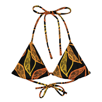 Leaf Triangle Bikini Top-Jenzahni Waina-PaletTheory