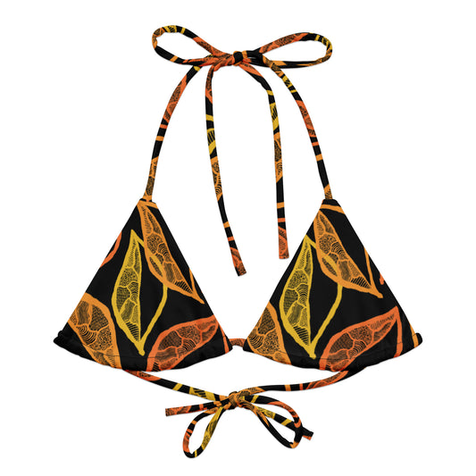 Leaf Triangle Bikini Top-Jenzahni Waina-PaletTheory