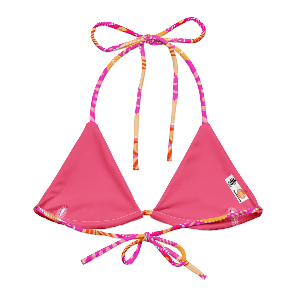 Leehan ‘Heart' - Convertible Triangle Bikini Top-Merindah-Gunya-PaletTheory