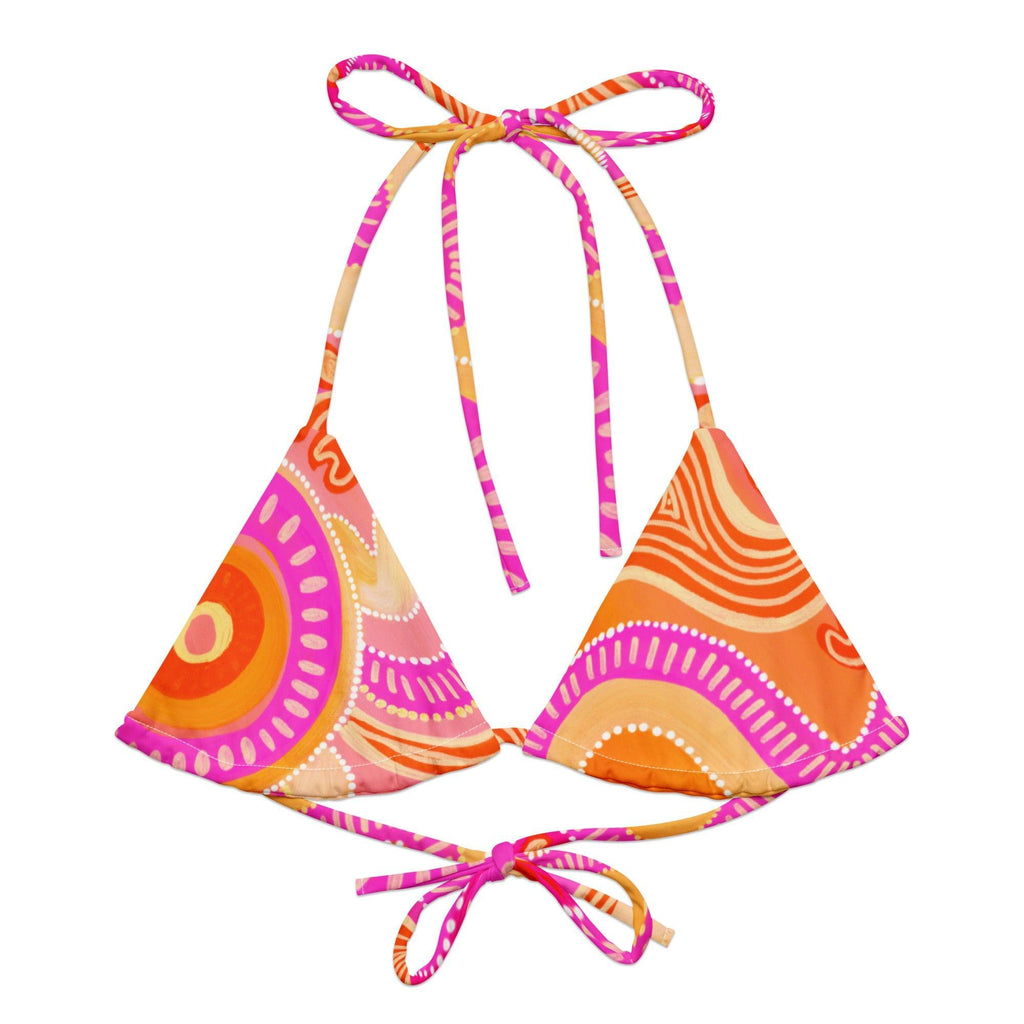 Leehan ‘Heart' - Convertible Triangle Bikini Top-Merindah-Gunya-PaletTheory