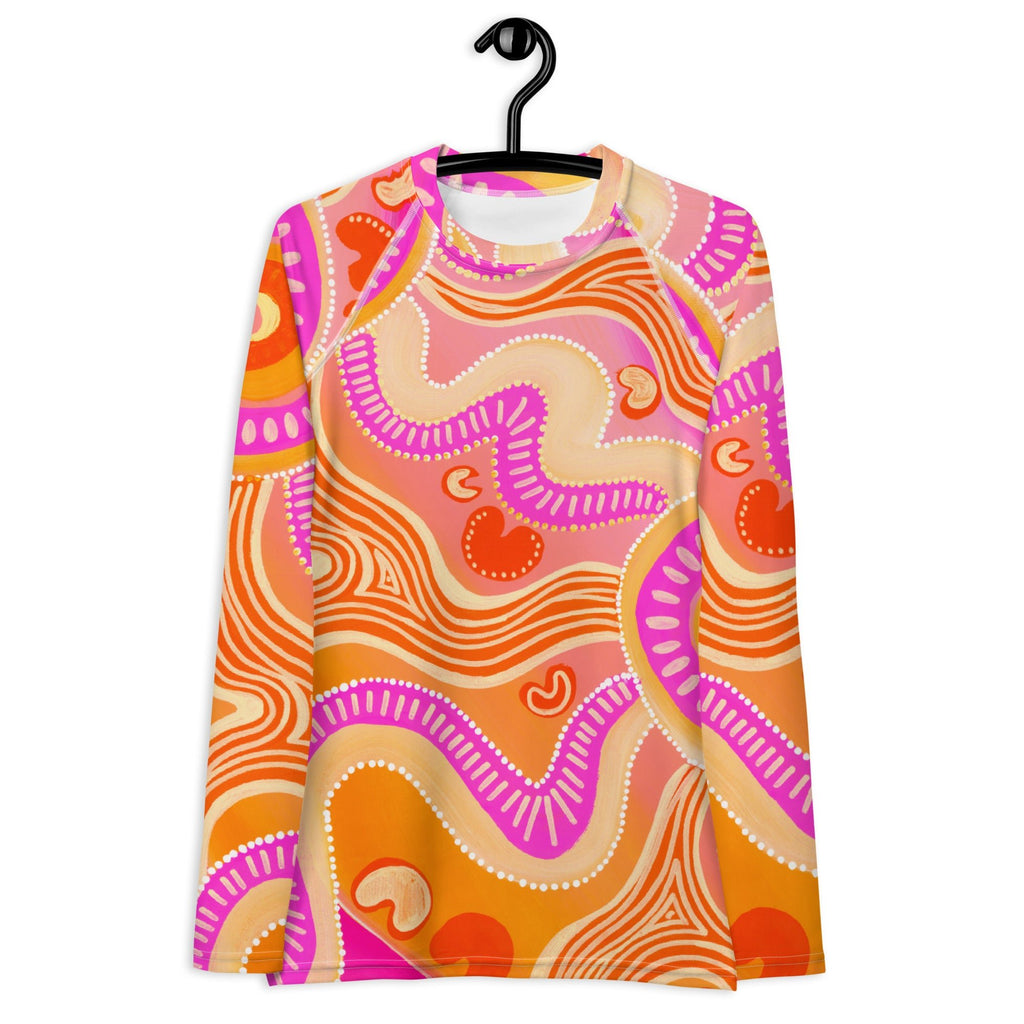 Leehan ‘Heart’ - Rashguard women-Merindah-Gunya-PaletTheory