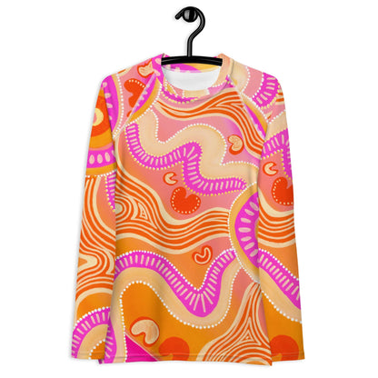 Leehan ‘Heart’ - Rashguard women-Merindah-Gunya-PaletTheory