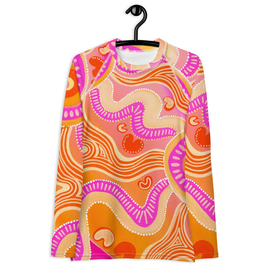 Leehan ‘Heart’ - Rashguard women-Merindah-Gunya-PaletTheory
