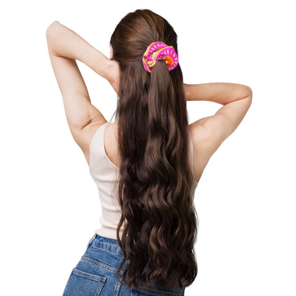 Leehan ' Heart' Recycled Scrunchie - Made of leftover materials-Merindah-Gunya-PaletTheory