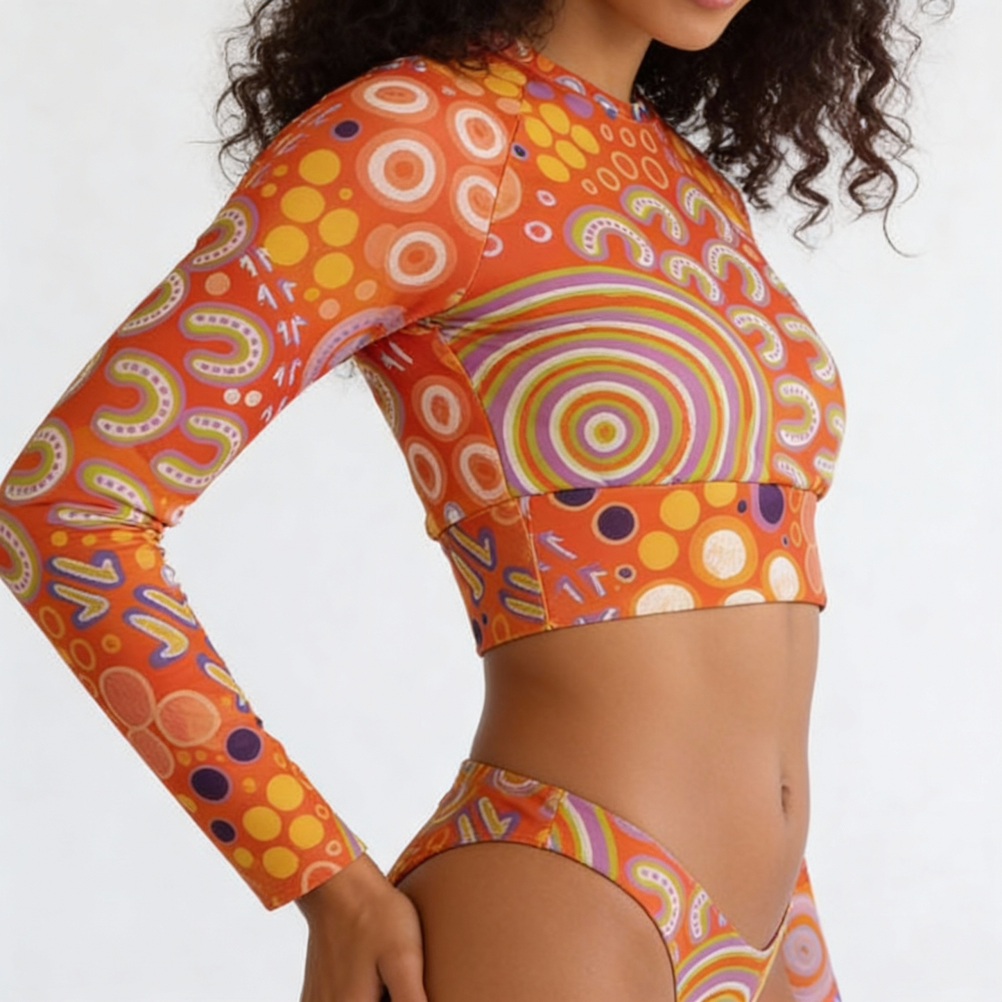 'Children" Women Crop Top Rashie