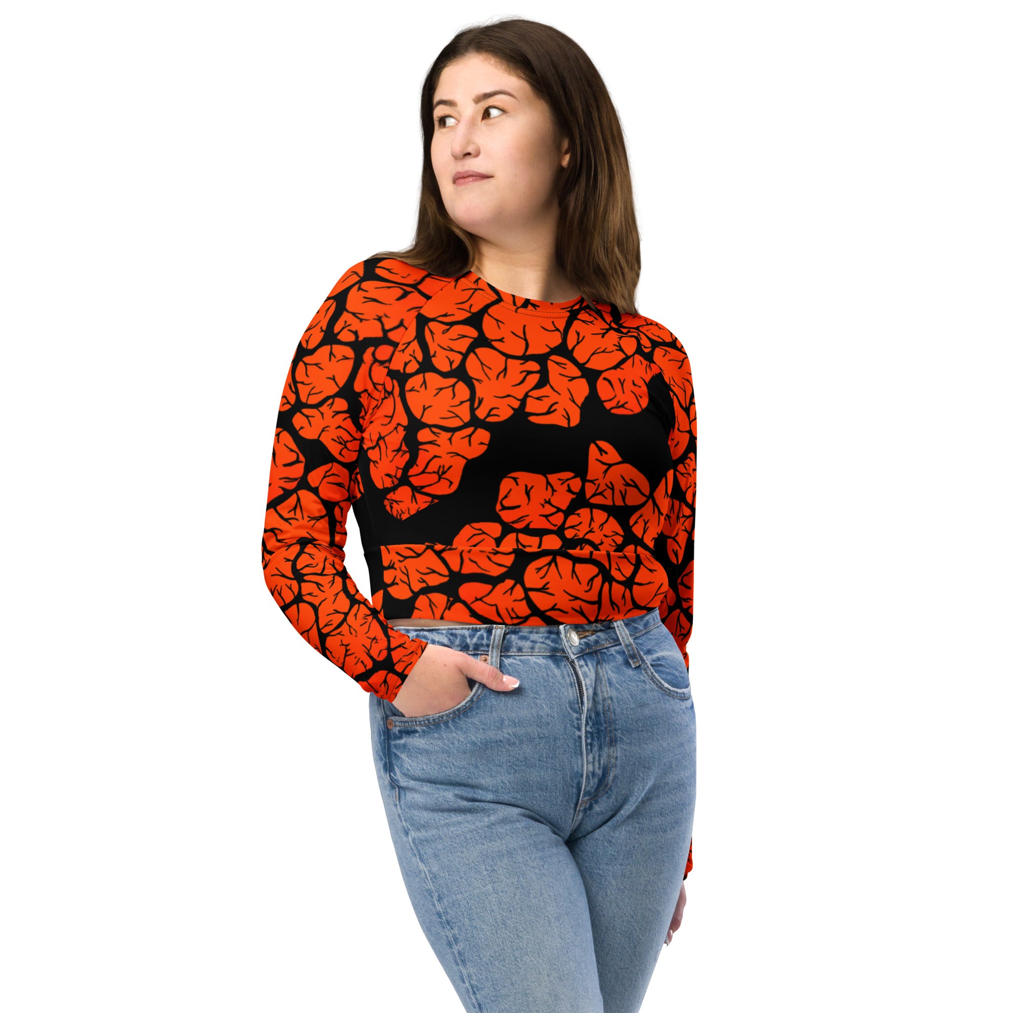 Mud Flats crop top rashguard-Kirsty Burgu-PaletTheory