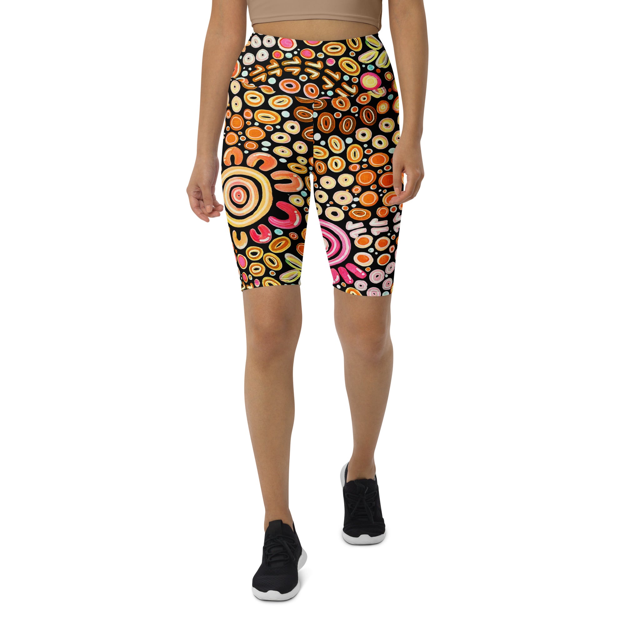 Ngarrakeetoon - Family - Biker Shorts-Merindah-Gunya-PaletTheory