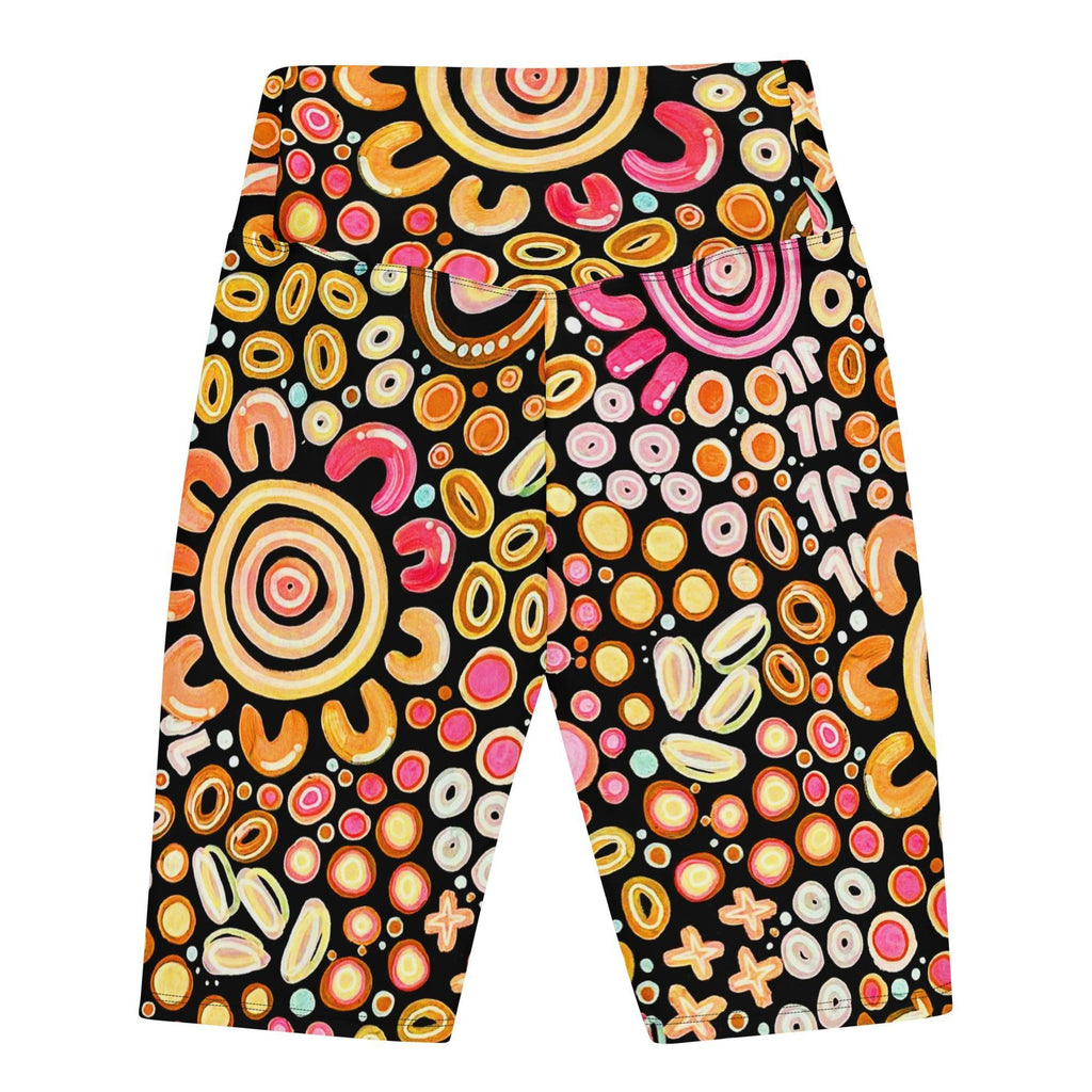 Ngarrakeetoon - Family - Biker Shorts-Merindah-Gunya-PaletTheory