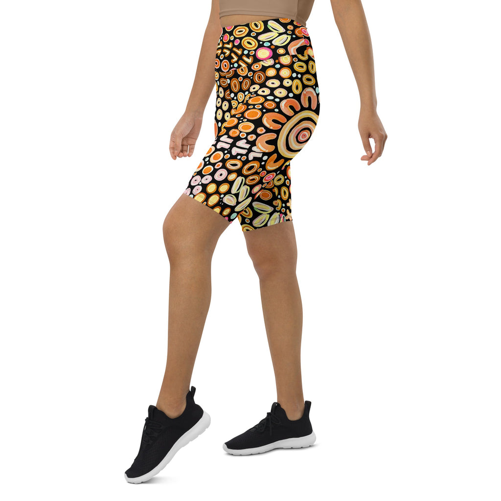 Ngarrakeetoon - Family - Biker Shorts-Merindah-Gunya-PaletTheory