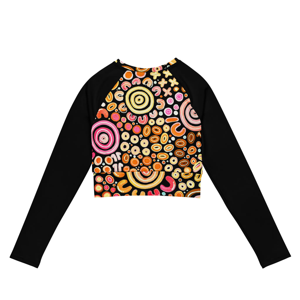 Ngarrakeetoon ‘Family’ - Crop Top Rashguard-Merindah-Gunya-PaletTheory