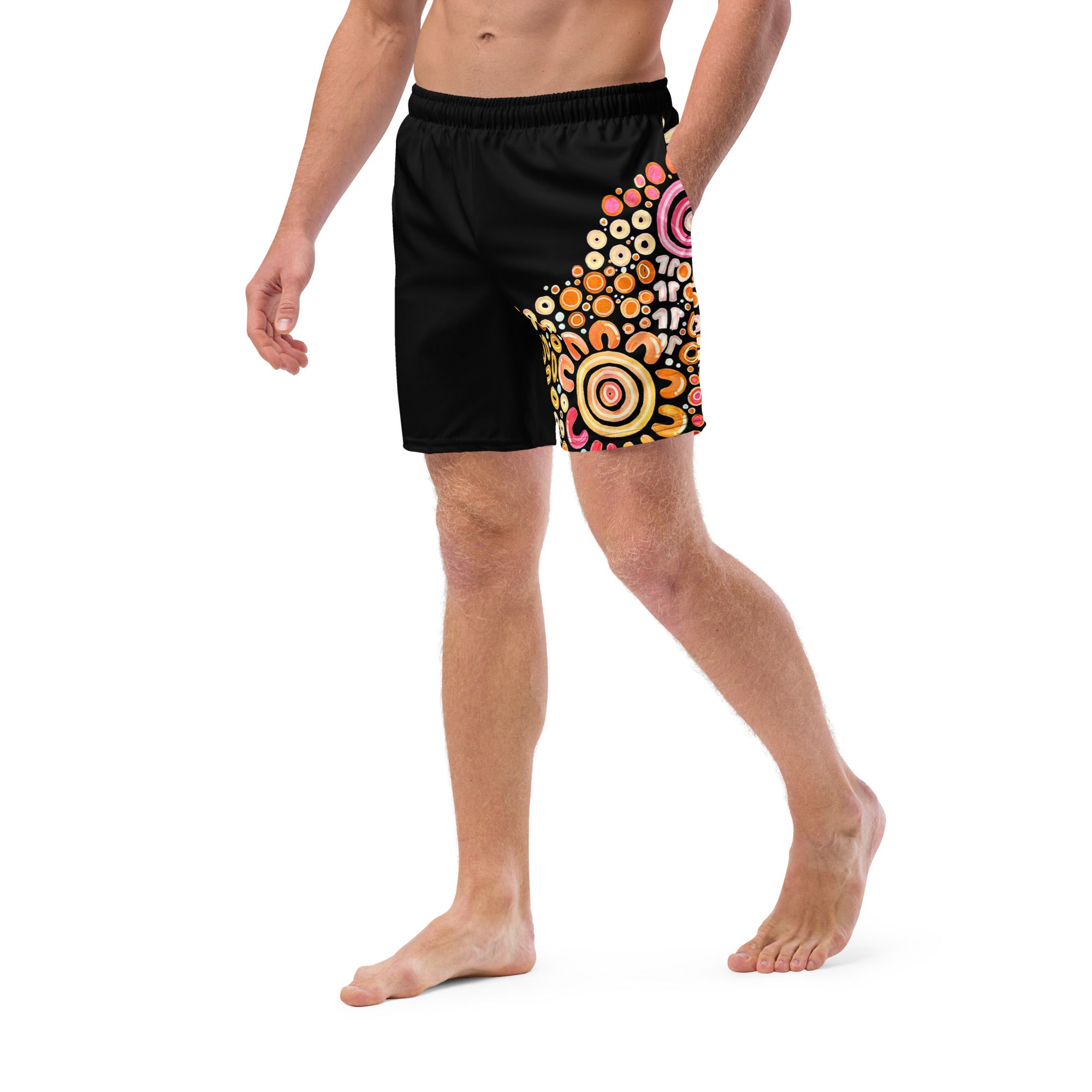 Ngarrakeetoon 'Family' - Men's swim shorts-Merindah-Gunya-PaletTheory