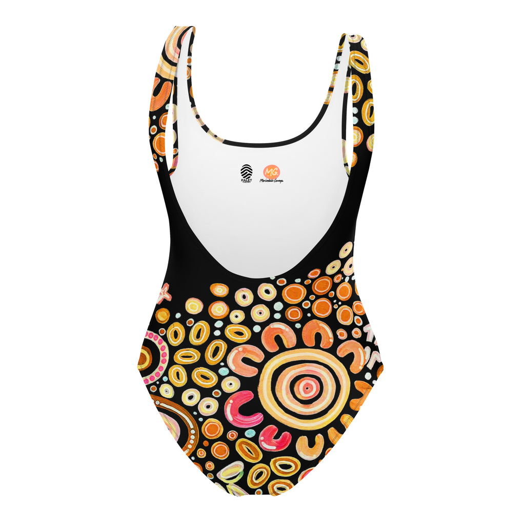 Ngarrakeetoon ‘Family’ - One-Piece Swimsuit-Merindah-Gunya-PaletTheory