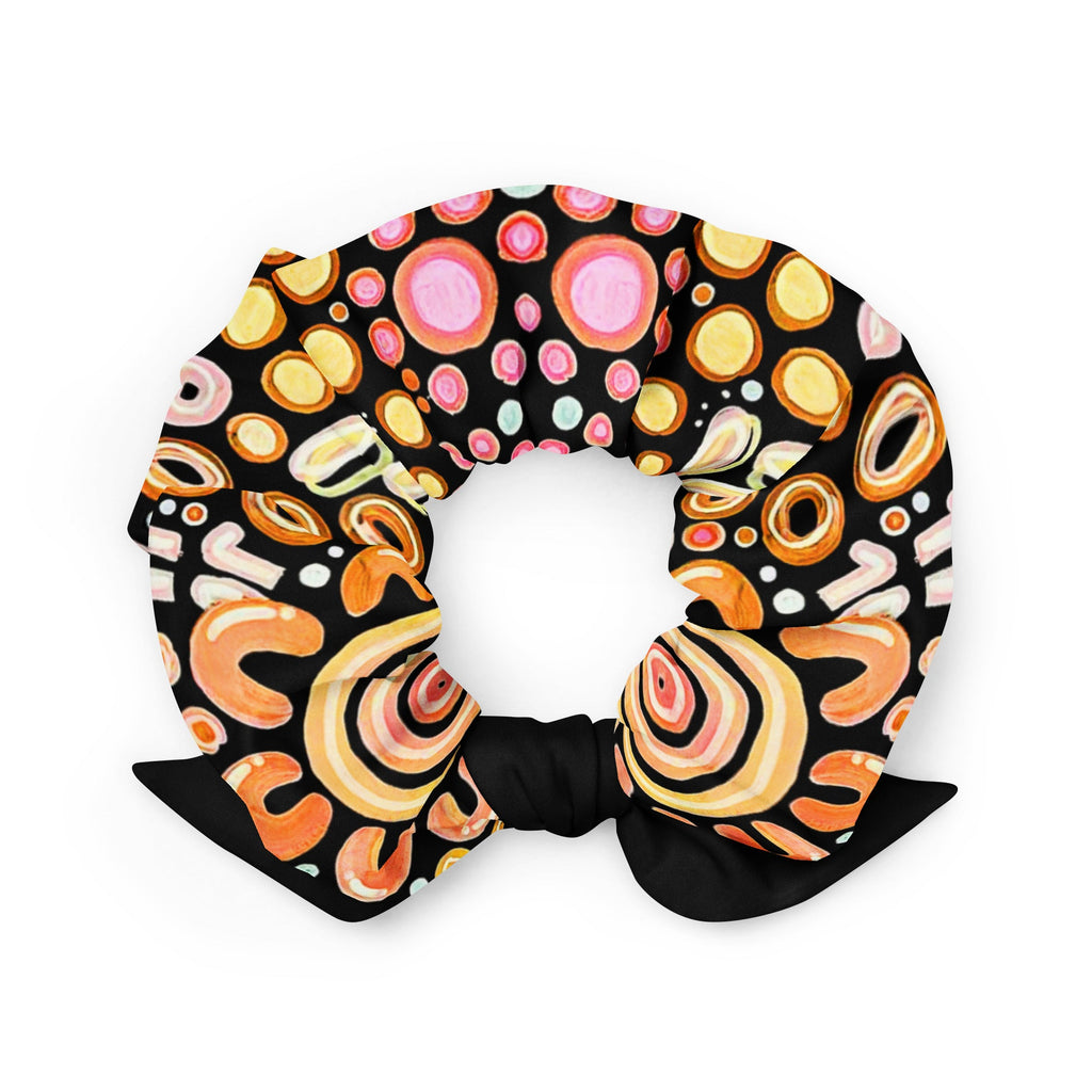 Ngarrakeetoon 'Family' Recycled Scrunchie - Made of leftover materials-Merindah-Gunya-PaletTheory