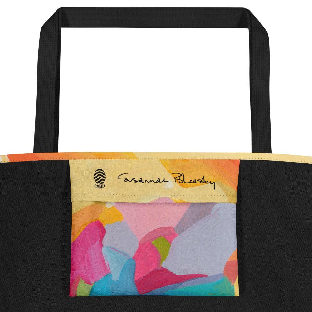 Perfect Day at the Beach - Large Tote Bag-Susannah Bleasby-PaletTheory