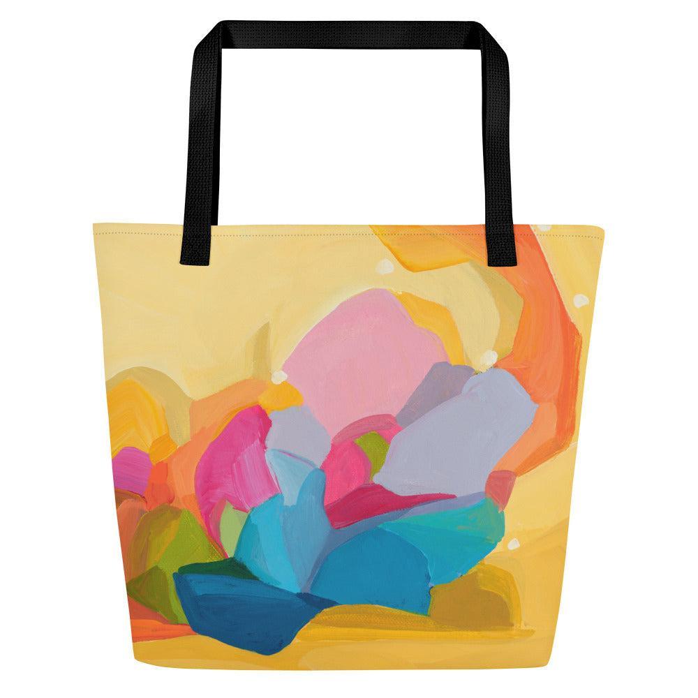 Perfect Day at the Beach - Large Tote Bag-Susannah Bleasby-PaletTheory