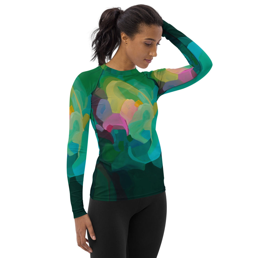 Priceless Emerald - Rashguard women-Susannah Bleasby-PaletTheory