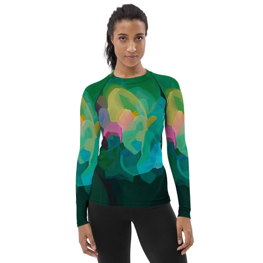 Priceless Emerald - Rashguard women-Susannah Bleasby-PaletTheory