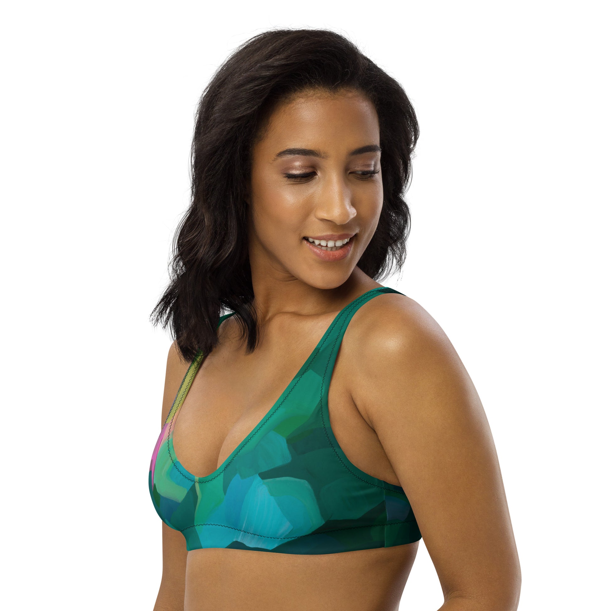 Priceless Emerald high-waisted bikini separates-Susannah Bleasby-PaletTheory