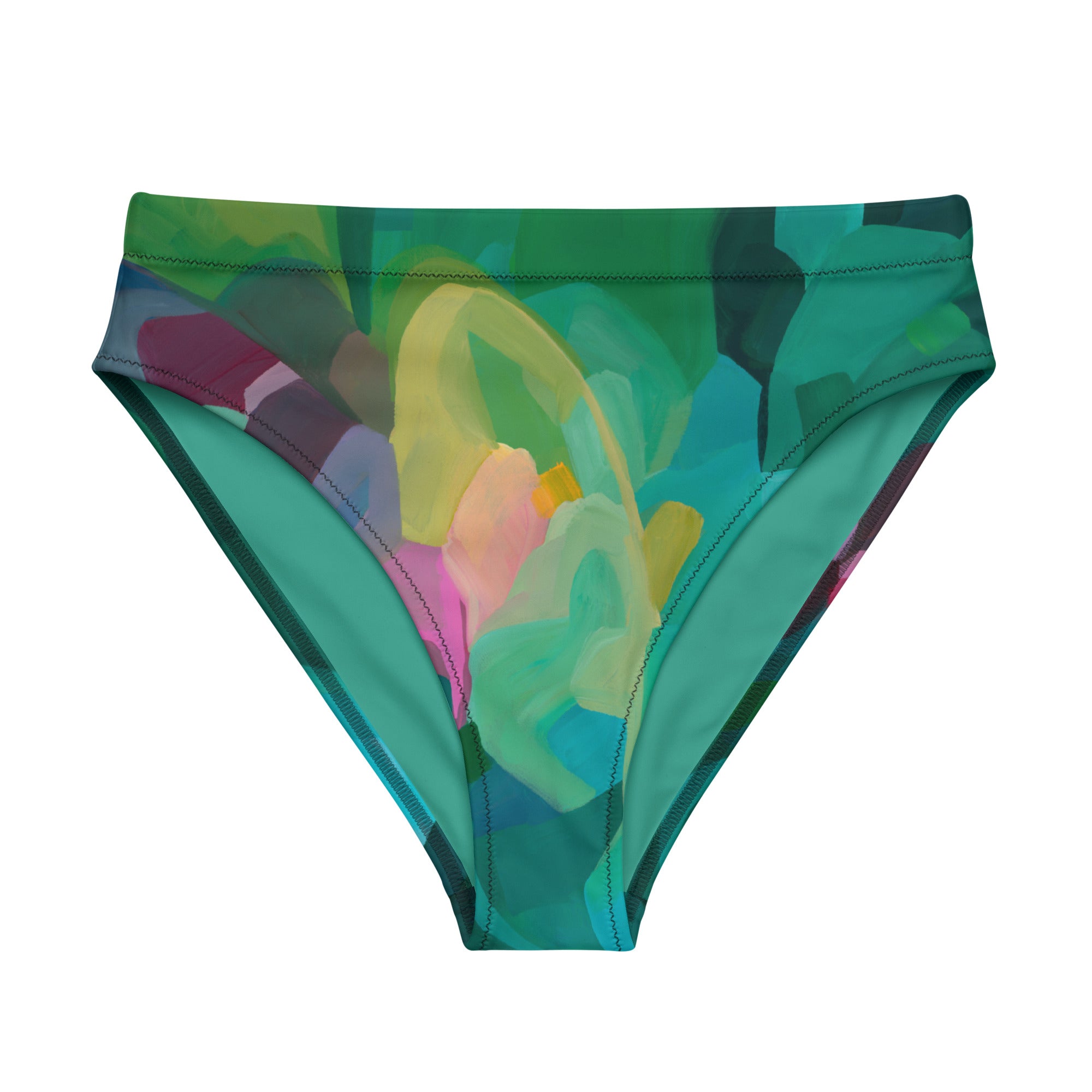 Priceless Emerald high-waisted bikini separates-Susannah Bleasby-PaletTheory