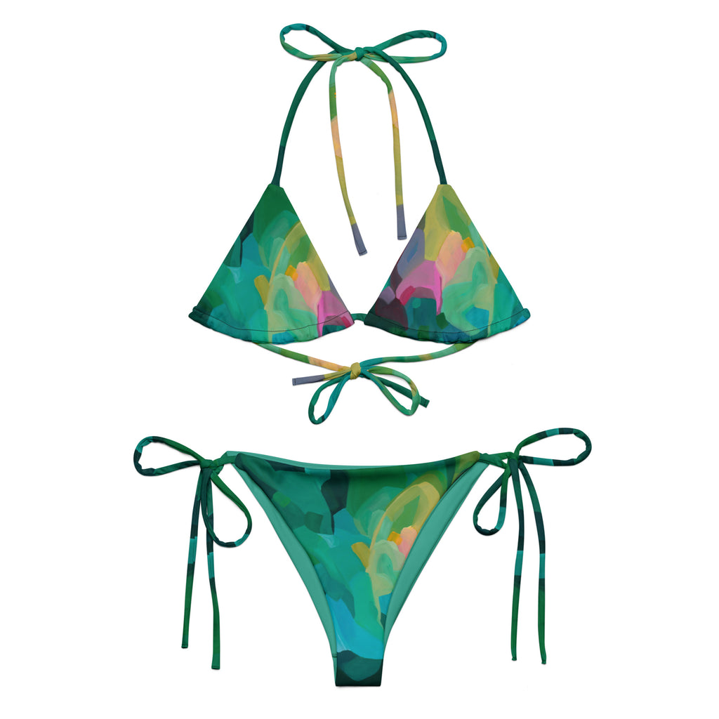 Priceless Emerald string bikini-Susannah Bleasby-PaletTheory