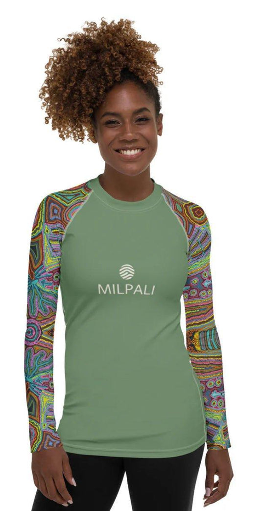 Rainbow Serpent - Rashguard women-SALE-Veronica Reid-PaletTheory